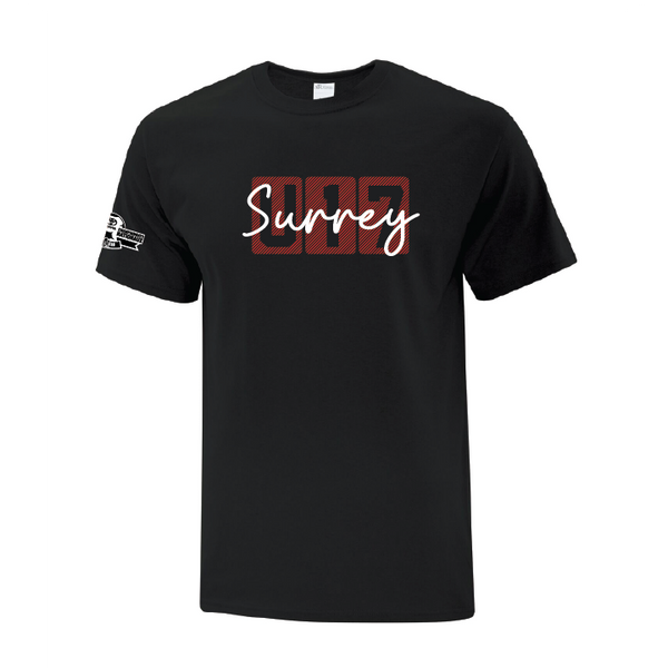 Surrey - Black Short Sleeve / Noir, manches courtes - U17